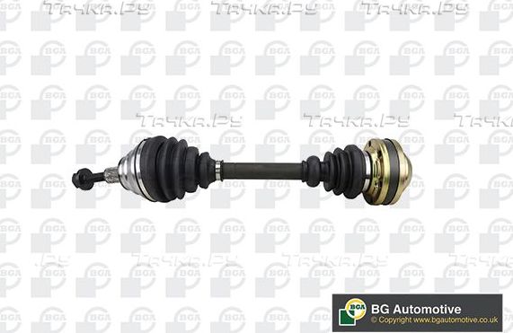 Полуось (привод в сборе, приводной вал) BGA передняя правая/левая для Audi S3 II (8P) 2006-2013. Артикул DS0101L