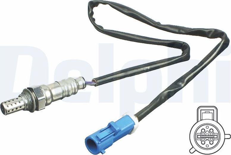 Лямбда-зонд (кислородный датчик) Delphi. Артикул ES20443-12B1