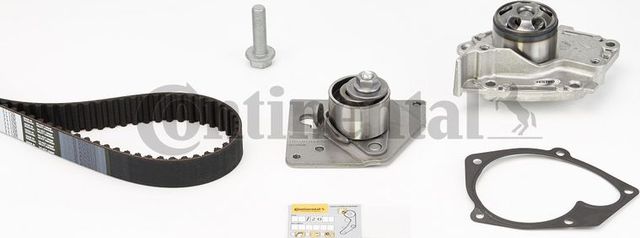 Помпа (водяной насос) с комплектом ремня ГРМ ContiTech для Renault Master II 2000-2006. Артикул CT1025WP2