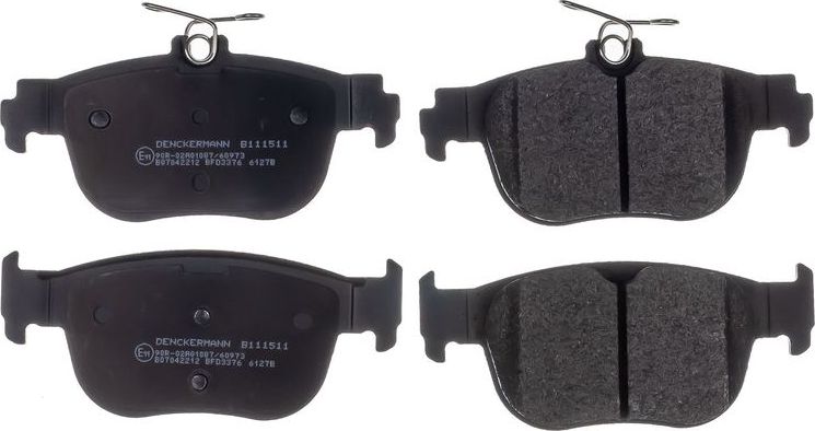 Тормозные колодки Denckermann. Артикул B111511