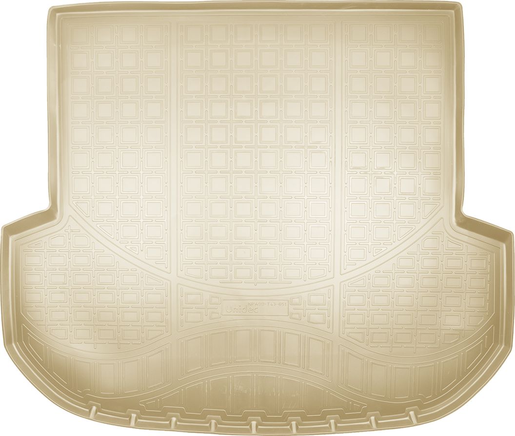 Коврик Норпласт для багажника Kia Sorento III Prime 2015-2026 (5 мест) Бежевый. Артикул NPA00-T43-651-B