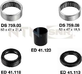 Сайлентблок задней балки NTN / SNR. Артикул KS559.07