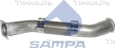 Гофра глушителя Sampa передний для DAF XF 95 1997-2002. Артикул 050.464