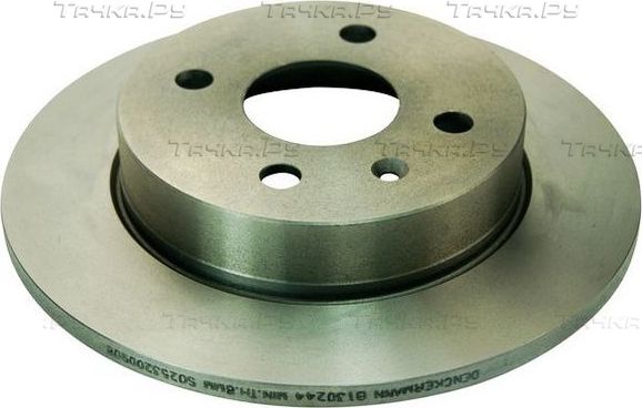 Тормозной диск Denckermann задний для Opel Astra G 1998-2009. Артикул B130244