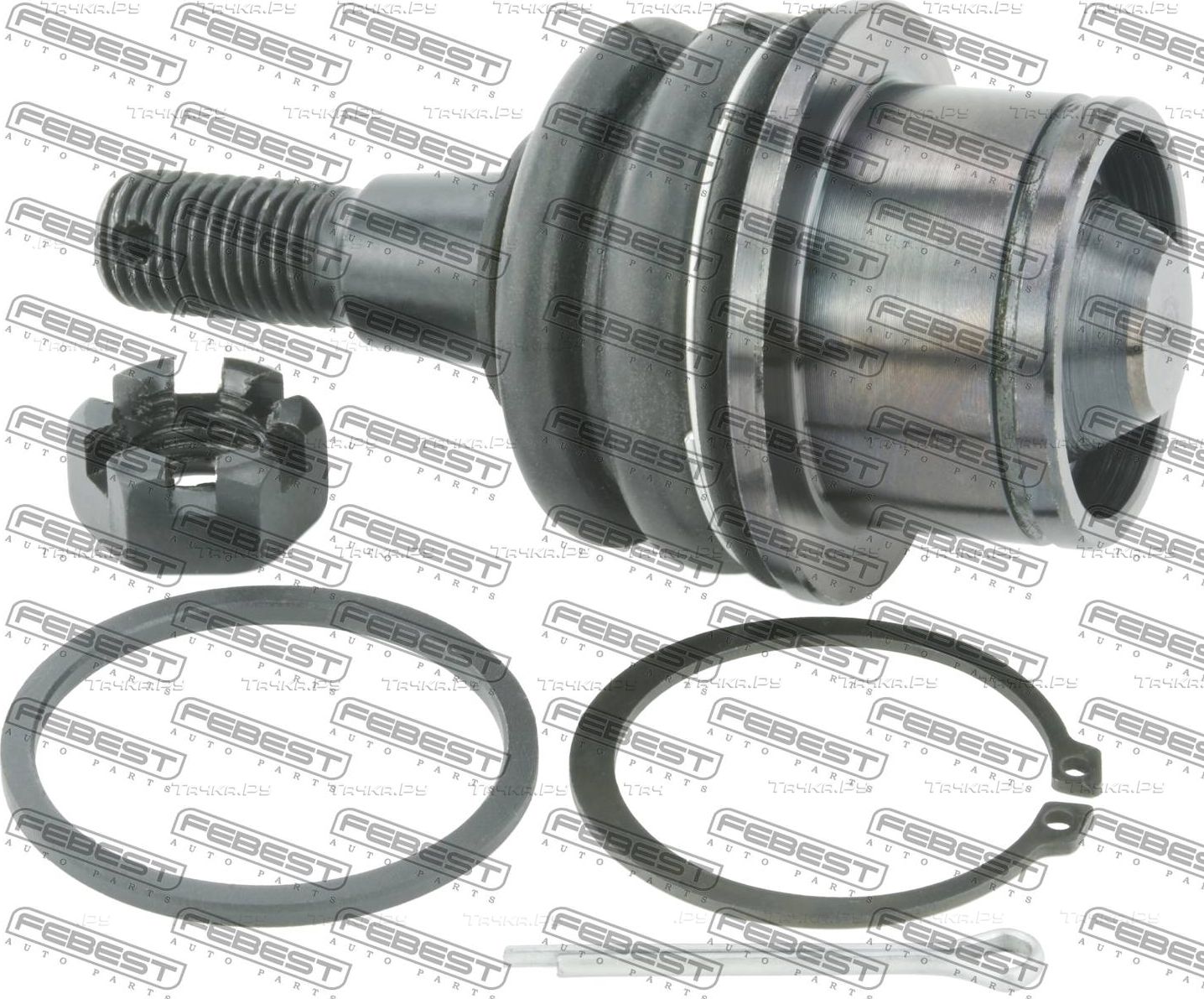 Шаровая опора Febest правая/левая нижняя для Chevrolet Silverado II (GMT900) 2007-2013. Артикул 3220-001