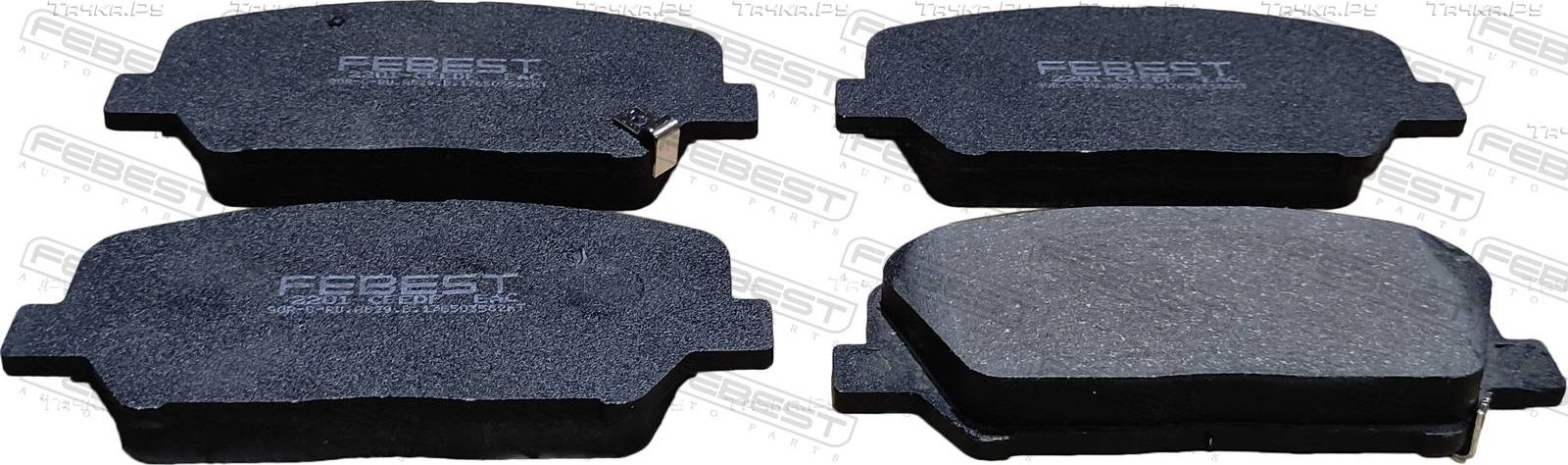 Тормозные колодки Febest передние для Hyundai Coupe II (GK) 2001-2009. Артикул 2201-CEEDF