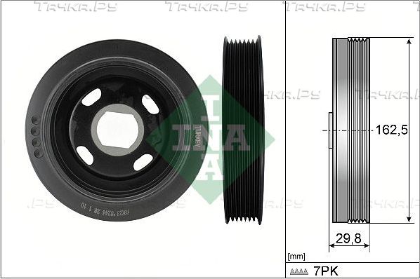 Шкив коленвала Ina для Renault Scenic IV 2016-2026. Артикул 544 0179 10