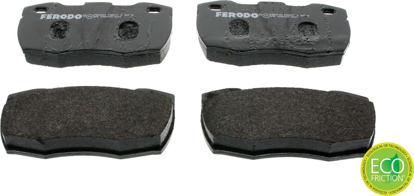 Тормозные колодки Ferodo Premier Eco Friction. Артикул FDB871