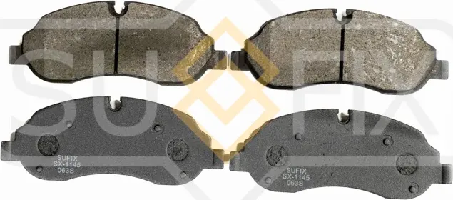 Колодки тормозные задние (Sufix). Артикул SX1145
