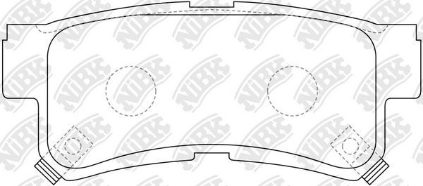 Тормозные колодки NiBK. Артикул PN0765