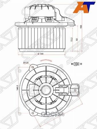 МОТОР ОТОПИТЕЛЯ САЛОНА KIA SORENTO 09-SPORTAGE 10-HYUNDAI IX35 10- Мотор отопителя салона (SAT). Артикул ST971132P000