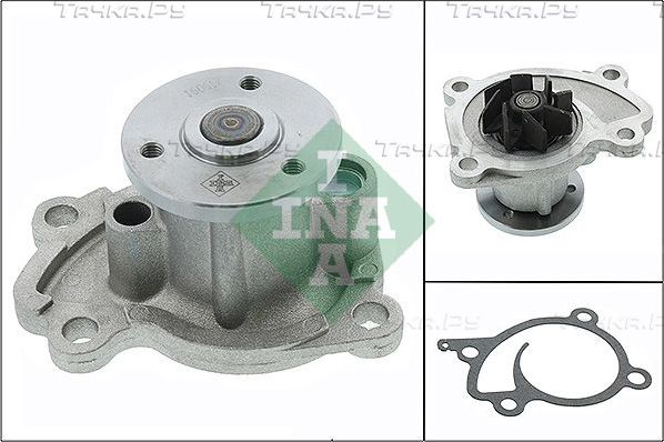 Помпа (водяной насос) Ina для Smart Fortwo III (C453, A453) 2014-2026. Артикул 538 0383 10