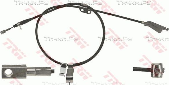 Трос ручника (тросик ручного тормоза) TRW. Артикул GCH536