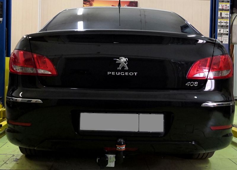 Фаркоп AvtoS для Peugeot 408 седан 2012-2026. Артикул PE 03