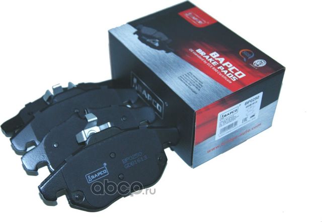 Колодки тормозные дисковые пер. OPEL ASTRA H (A04), VECTRA C, ZAFIRA B (Bapco) Bapco. Артикул BP0250