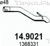 Глушитель Asso задний для Ford Focus II 2005-2012. Артикул 14.9021