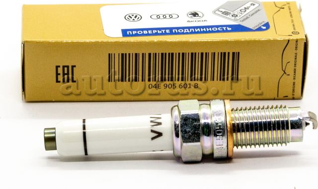 Свеча зажигания VAG. Артикул 04E 905 601B