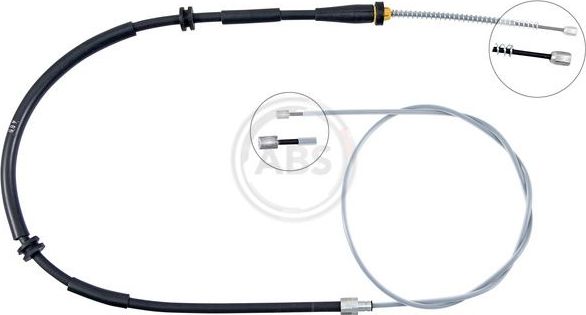 Трос ручника (тросик ручного тормоза) ABS. Артикул K14081