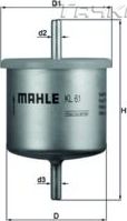 Топливный фильтр Mahle-Knecht. Артикул KL 61