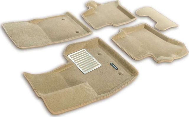 Коврики текстильные Euromat 3D Lux для салона Mercedes-Benz G-Класс W464 2018-2026 Бежевые. Артикул EM3D-003502T