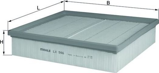 Воздушный фильтр Mahle-Knecht. Артикул LX 946