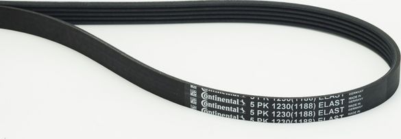 Приводной ремень поликлиновой ContiTech. Артикул 5PK1230 ELAST