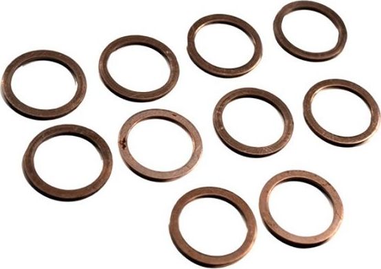 ПРОКЛАДКА СЛИВНОЙ ПРОБКИ К-КТ 10ШТ RENAULT LOGAN ASAM (медь). Артикул 32149