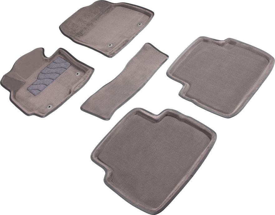 Коврики Seintex 3D ворсовые для салона Mazda CX-5 I 2012-2017 СЕРЫЕ. Артикул 84733