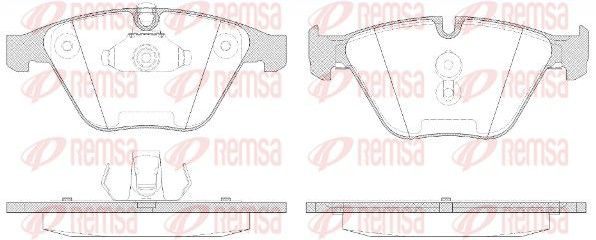 Тормозные колодки Remsa. Артикул 0857.50