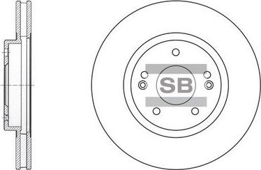 Тормозной диск Sangsin Hi-Q. Артикул SD1060