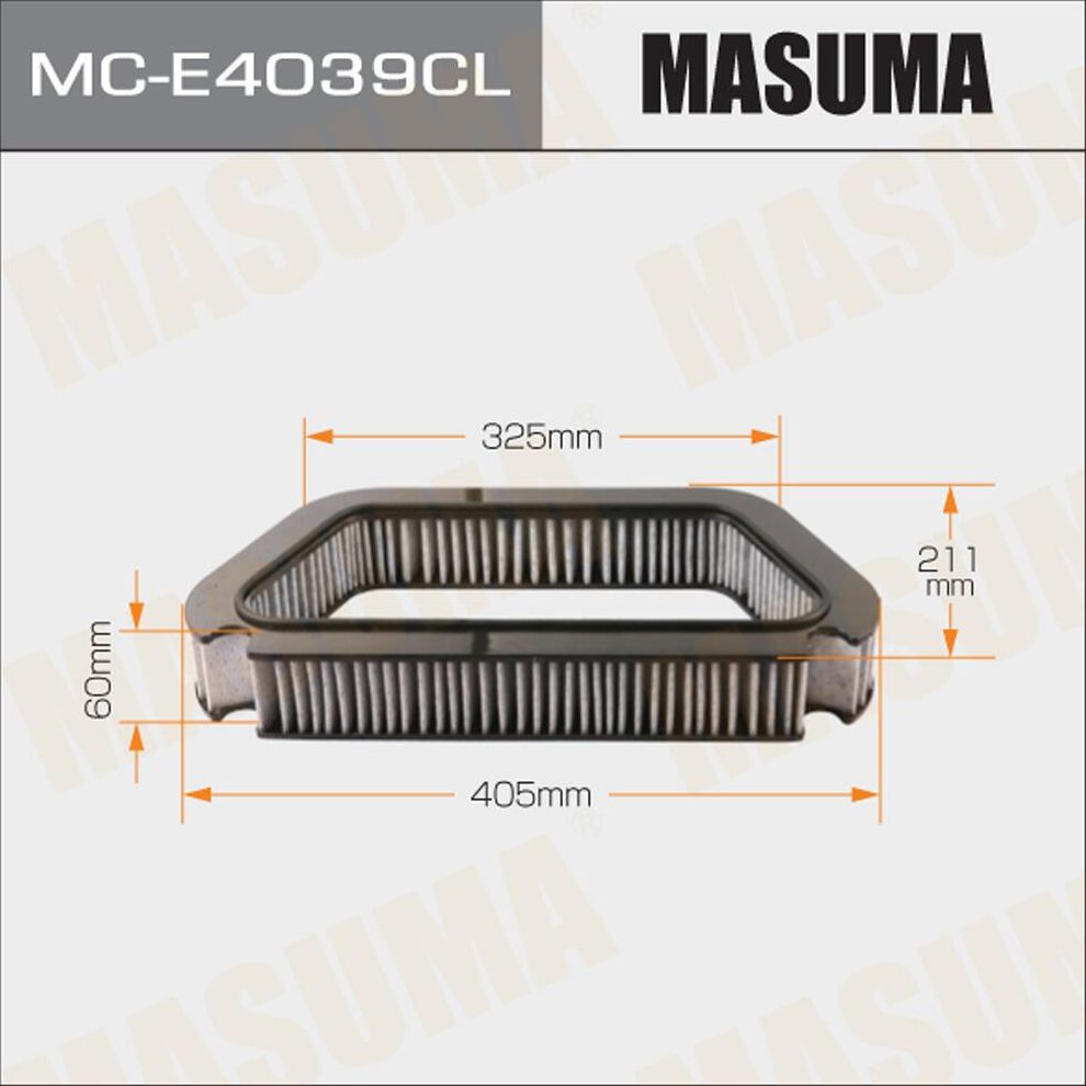Салонный фильтр Masuma. Артикул MC-E4039CL