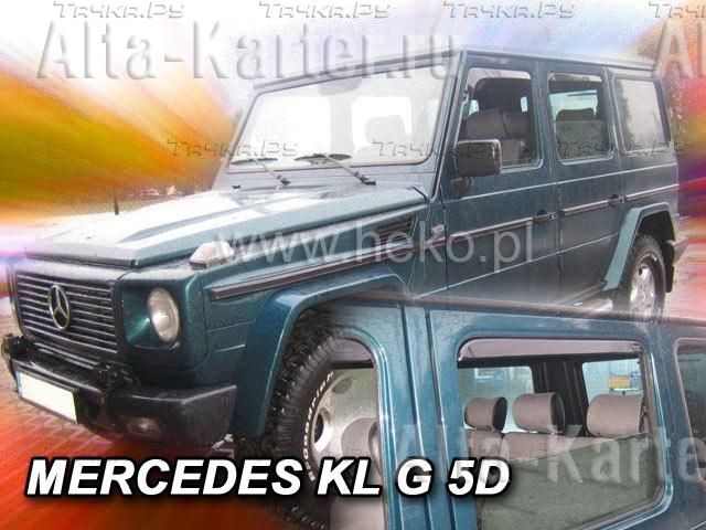 Дефлекторы Heko для окон Mercedes-Benz G-Класс W164 5-дв. 1990-2026 (Гелендваген). Артикул 23276