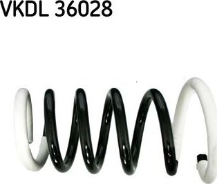 Пружина подвески SKF. Артикул VKDL 36028