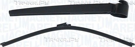 Поводок (рычаг) и щетка стеклоочистителя (дворника) Magneti Marelli. Артикул 000723180189