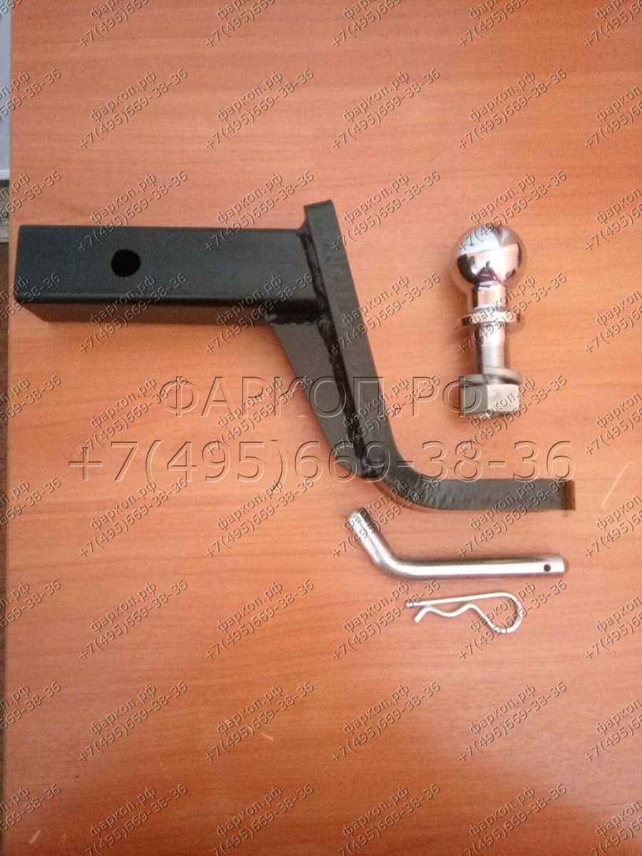 Шаровый узел Baltex с обнижением (под квадратное отверстие 50х50) на базе шара Е, d50 мм. Артикул KU 04