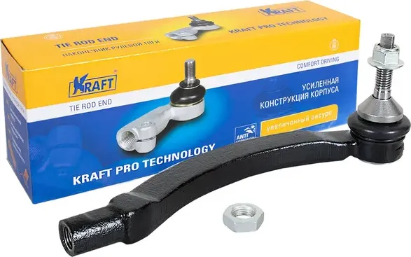 Наконечник рулевой тяги VOLVO S60/S80/V70 00- прав. (Kraft). Артикул KT032312