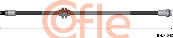 Тормозной шланг Cofle передний для Fiat Multipla I 1999-2010. Артикул 92.BH.FI043