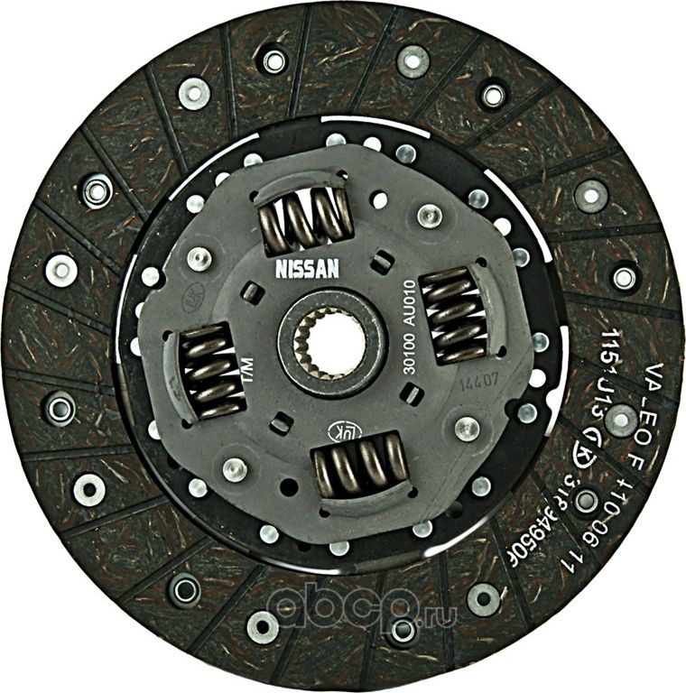 Диск сцепления Nissan. Артикул 30100AU010
