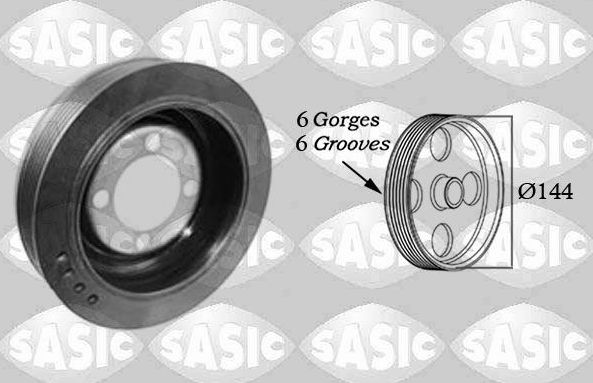 Шкив коленвала Sasic для Citroen C6 2005-2012. Артикул 2150032