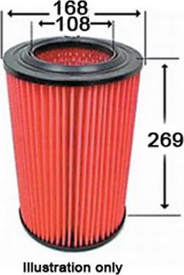 Воздушный фильтр JS Asakashi. Артикул A2521