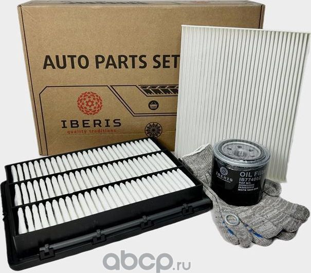 КОМПЛЕКТ ФИЛЬТРОВ KIA SPORTAGE IV 1.6, 2.0 GDI БЕНЗИН 177Л.С., 150Л.С. (Iberis). Артикул IB770018KIT 