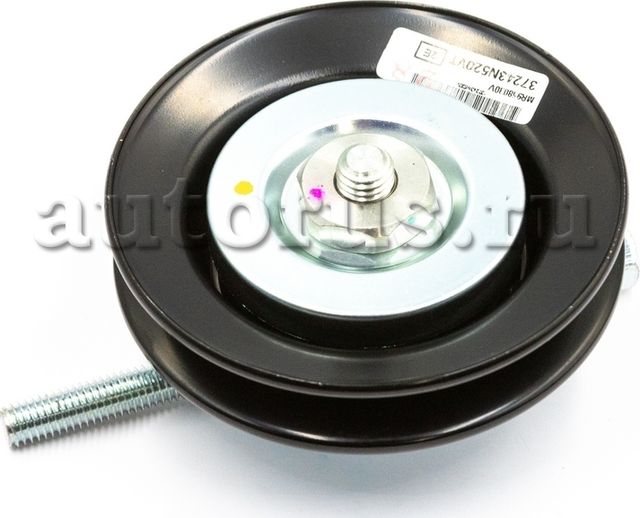 Натяжной ролик (натяжитель) приводного поликлинового ремня Mitsubishi. Артикул MR958030