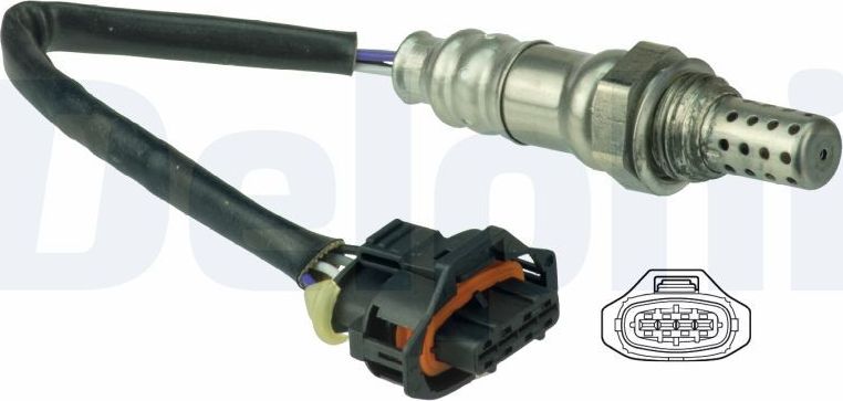Лямбда-зонд (кислородный датчик) Delphi. Артикул ES20514-12B1