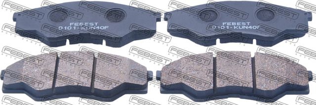 Тормозные колодки Febest. Артикул 0101-KUN40F