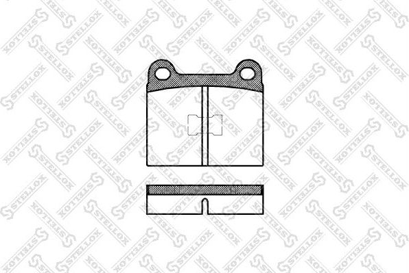 Тормозные колодки Stellox. Артикул 028 000-SX