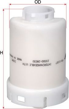 Топливный фильтр Sakura. Артикул FS-1157