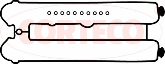 Прокладка клапанной крышки 441724 Corteco. Артикул 026156P