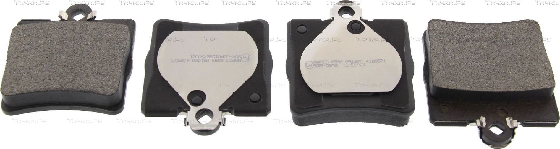 Тормозные колодки MAPCO задние для Mercedes-Benz E-Класс II (W210, S210) 1995-2002. Артикул 6599