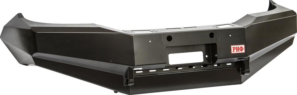 Бампер силовой РИФ передний без доп. фар и защитной дуги на рестайлинг для Toyota Hilux VII 2012-2015. Артикул RIFVIG-10306