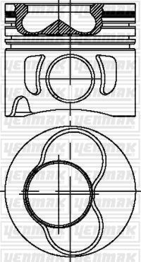 Поршень Yenmak для Volkswagen Touran I 2003-2010. Артикул 31-04320-000
